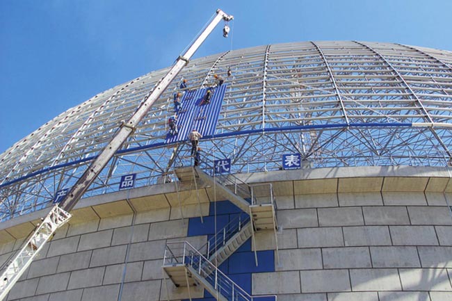 宿州发电厂球形网架